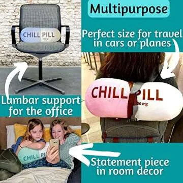 Chill Pill Pillow - Trendy Throw Pillow for All Ages