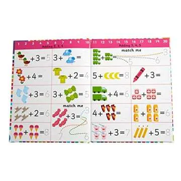 Let's Learn: First Math Skills Workbook for Kids