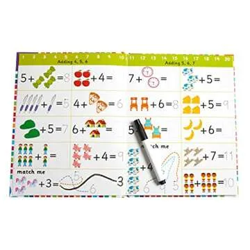 Let's Learn First Math Skills Workbook for Kids