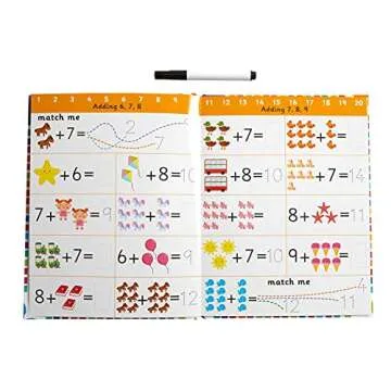 Let's Learn First Math Skills Workbook for Kids
