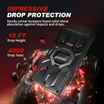 TONGATE Galaxy S26 Ultra Case - Magnetic Stand & Military Protection