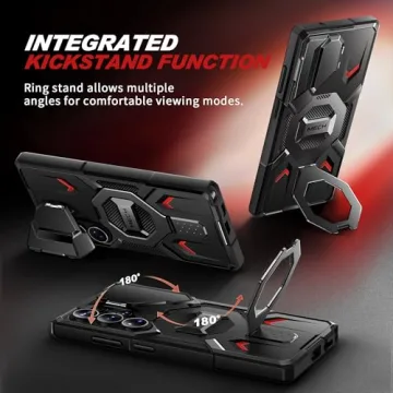 TONGATE Galaxy S26 Ultra Case - Magnetic Stand & Military Protection