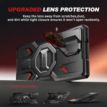 TONGATE Galaxy S26 Ultra Case - Magnetic Stand & Military Protection