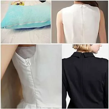 Wonesifee Zippers Colorful Resin 14pcs Zippers with Ring Pulls #3 Plastic Zippers with Lifting Separating Zipper for Clothes DIY Children Coat Sewing Craft Mixed 14 Colors Resin Zippers (40cm) 16inch