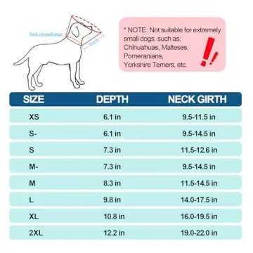 Supet Dog Cone Collar Adjustable After Surgery, Comfortable Pet Recovery Collar & Cone for Large Medium Small Dogs, Elizabethan Dog Neck Collar Plastic Practical