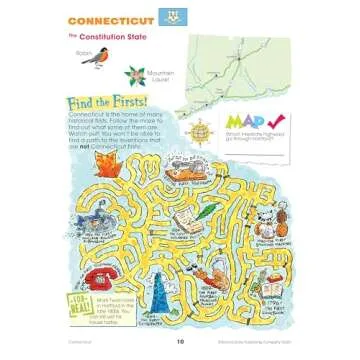 School Zone Travel the Great States Workbook: 64 Pages, 3rd Grade, Geography, Map-Reading, United States, Ages 8+ (Activity Zone Book Series)