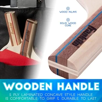 4 Player Table Tennis Set with Paddles and Balls