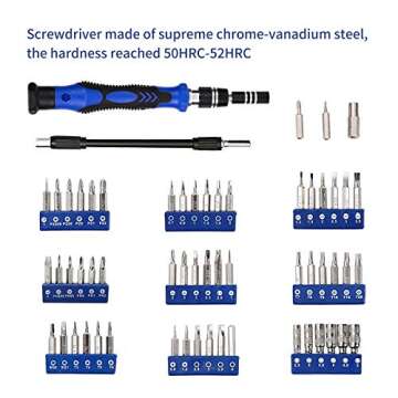 Precision Screwdriver Set with Magnetic Driver Kit,KALAIDUN 82 in 1 Professional Electronics Hand Re...