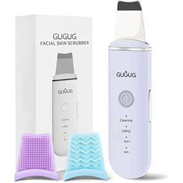 GUGUG Skin Scrubber Spatula with 4 Modes