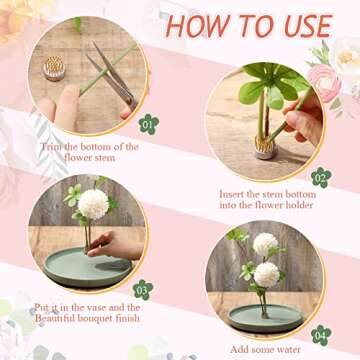 Remerry 48 Flower Frogs Mini Floral Arrangement Pins