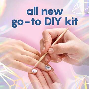 glitzzy 240 nail gems and 5760 AB crystal rhinestones for nail decorations, nail accessories set