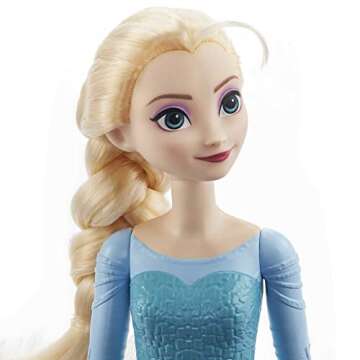 Mattel Disney Frozen Toys, Elsa Fashion Doll & Accessory with Signature Look, Inspired by the Movie