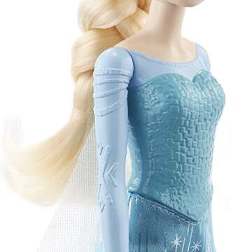 Mattel Disney Frozen Toys, Elsa Fashion Doll & Accessory with Signature Look, Inspired by the Movie
