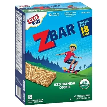CLIF Kid Zbar - Iced Oatmeal Cookie - Delicious Organic Snack