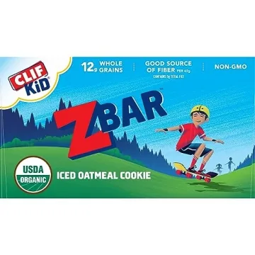 CLIF Kid Zbar - Iced Oatmeal Cookie - Delicious Organic Snack