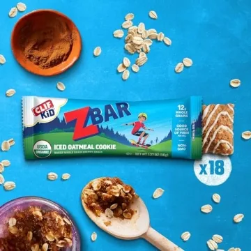 CLIF Kid Zbar - Iced Oatmeal Cookie - Delicious Organic Snack