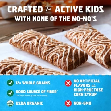 CLIF Kid Zbar - Iced Oatmeal Cookie - Delicious Organic Snack