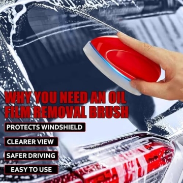 QUANROL Automotive Oil Film Cleaning Brush for Clear Windows