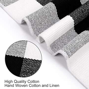 Buffalo Plaid Outdoor Rug for Cozy Home Décor