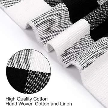 Buffalo Plaid Outdoor Rug for Cozy Home Décor