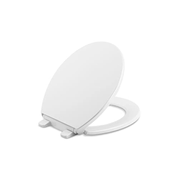 Kohler Brevia Round Toilet Seat: Quiet-Close & Easy Maintenance