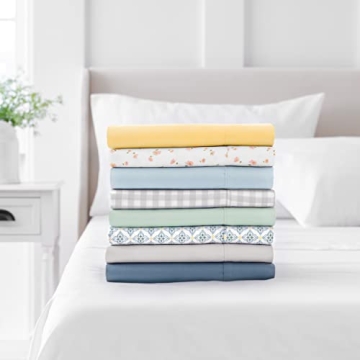 Martha Stewart Queen Sheet Set - Soft & Durable 100% Cotton