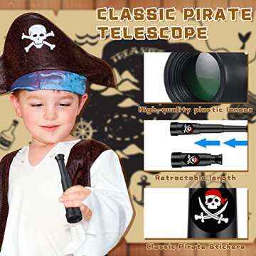Buy Charniol 20 Pcs Pirate Telescope Bulk for Parties