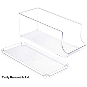 Sorbus Soda Can Organizer - Stackable Clear Can Holder