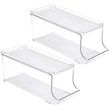 Sorbus Soda Can Organizer - Stackable Clear Can Holder