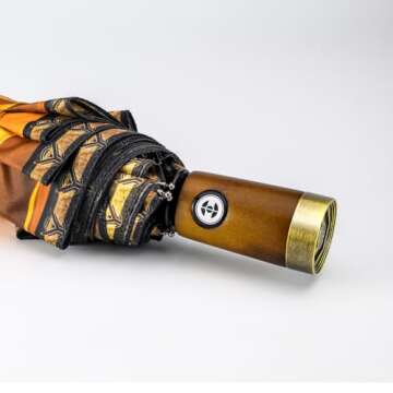 Starforged Themed Folding Umbrella,Dune II Sci-fi Movies Peripheral,Portable Travel Umbrella,Strong Compact Umbrellas for Rain Windproof,Boyfriend Gifts Atreides Empire(Dune 2)