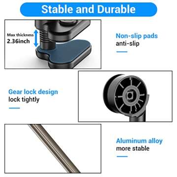 Premium Gooseneck Phone Holder for Bed & Desk