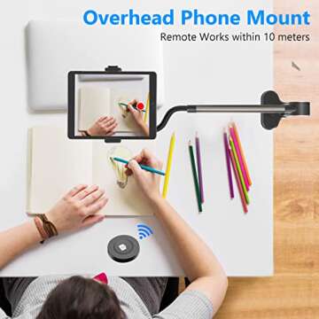 Premium Gooseneck Phone Holder for Bed & Desk