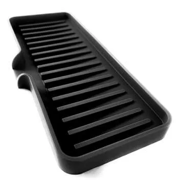 Happitasa Silicone Soap Dish Tray - Durable Sink Organizer