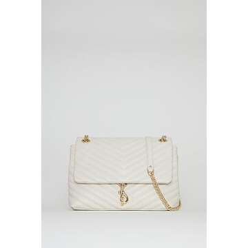 Rebecca Minkoff Edie Flap Shoulder Bag - Chic Quilted Leather Purse for Women