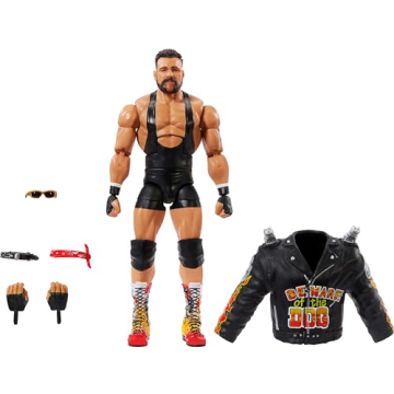 Mattel WWE Elite Collection Action Figure & Accessories - Rick Steiner, 6-Inch, 25 Articulation Poin...