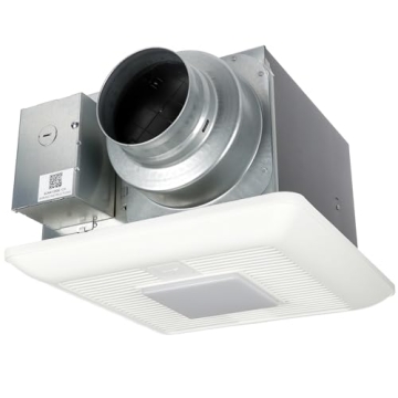 Panasonic FV-0511VKL2 WhisperGreen Select Ventilation Fan - Adjustable CFM, Energy Efficient, LED Li...