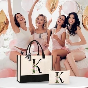 Custom Canvas Beach & Makeup Bags for Women