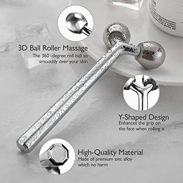 Tekson Facial Roller Massager for Skin Tightening and Firmness