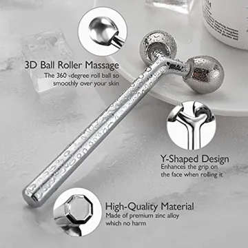 Tekson Facial Roller Massager for Skin Tightening and Firmness