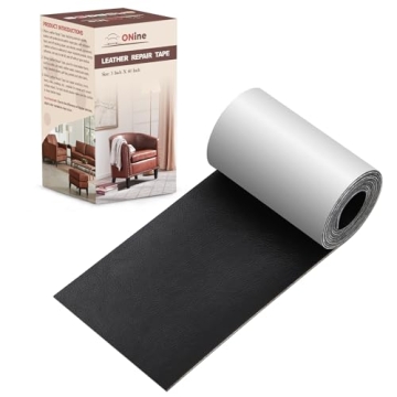 ONine Leather Repair Patch - 3x60 Inch Self-Adhesive Leather Repair Tape for Easy Restoration