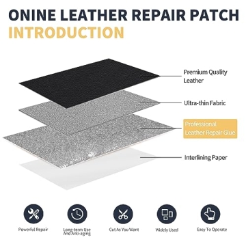 Versatile ONine Leather Repair Patch for All Leather Repairs