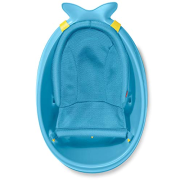 Skip Hop Infant Bath Tub 3-Stage Adjustable MOBY Blue