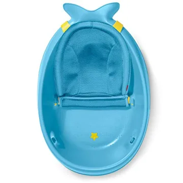 Skip Hop Infant Bath Tub 3-Stage Adjustable MOBY Blue