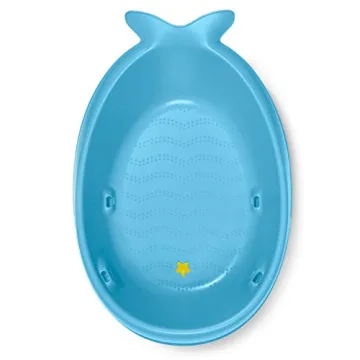 Skip Hop Infant Bath Tub 3-Stage Adjustable MOBY Blue
