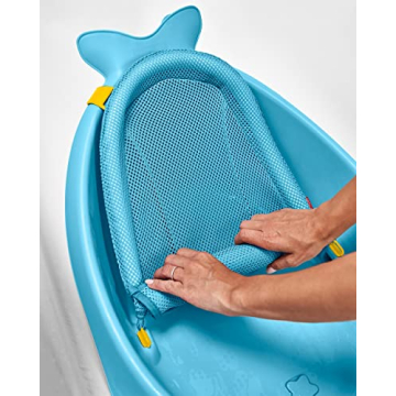 Skip Hop Infant Bath Tub 3-Stage Adjustable MOBY Blue