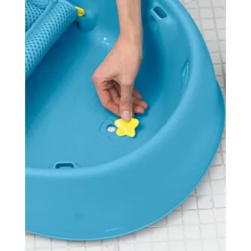 Skip Hop Infant Bath Tub 3-Stage Adjustable MOBY Blue