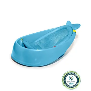 Skip Hop Infant Bath Tub 3-Stage Adjustable MOBY Blue