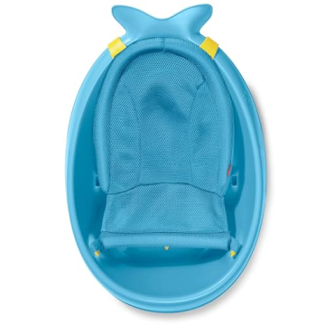Skip Hop Infant Bath Tub 3-Stage Adjustable MOBY Blue
