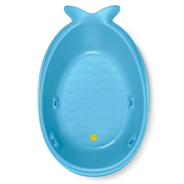 Skip Hop Infant Bath Tub 3-Stage Adjustable MOBY Blue