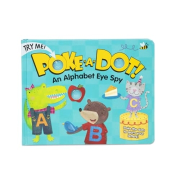 Melissa & Doug Children's Book - Poke-a-Dot: An Alphabet Eye Spy (Board Book with Buttons to Pop) - ...